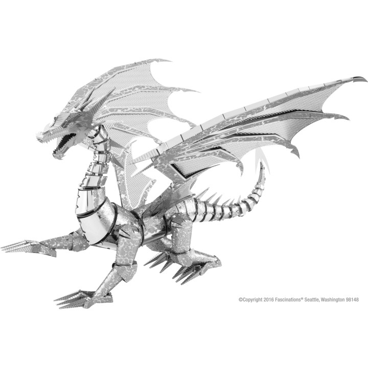 Metal Earth BIG Silver Dragon