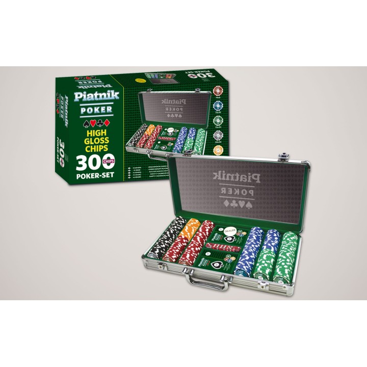 Pokerkoffer 300 High Gloss Chips