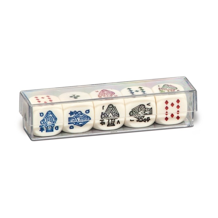 5 kostek 16 mm poker
