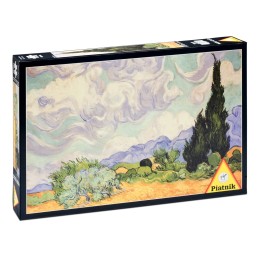 1000 d. Van Gogh Pšeničné pole s cypřiši