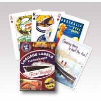 Poker Luaggage Labels